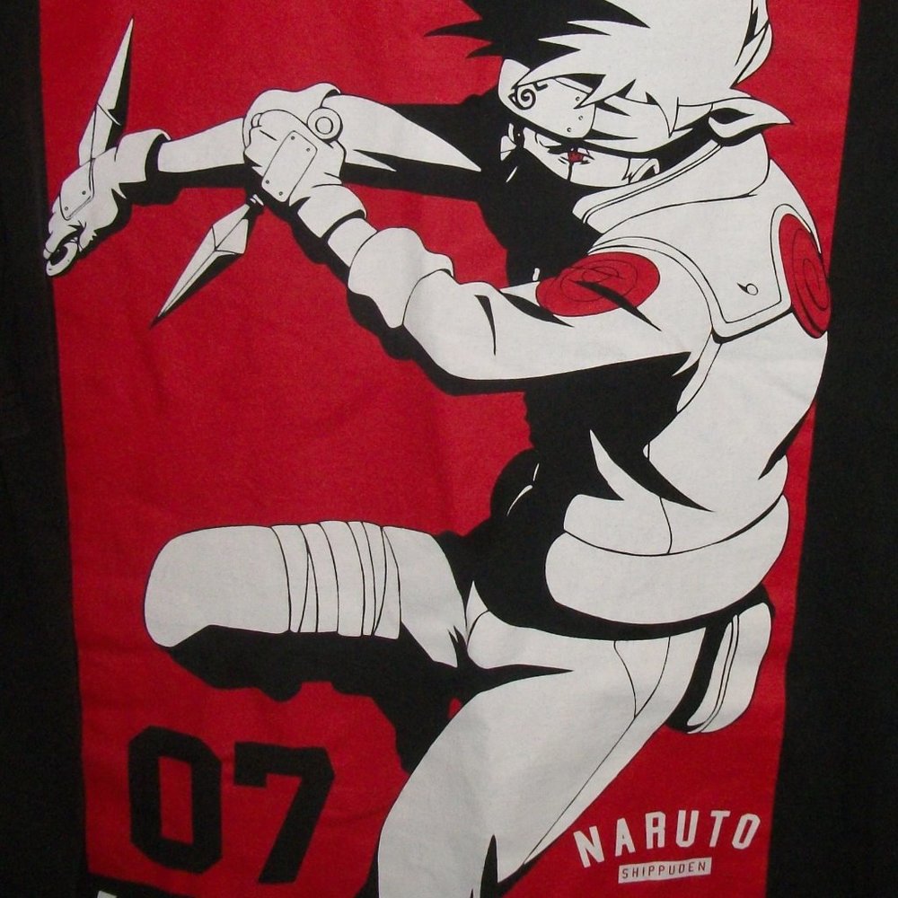 Gently Worn Naruto Shippuden T Shirt Tee Shirt 2X